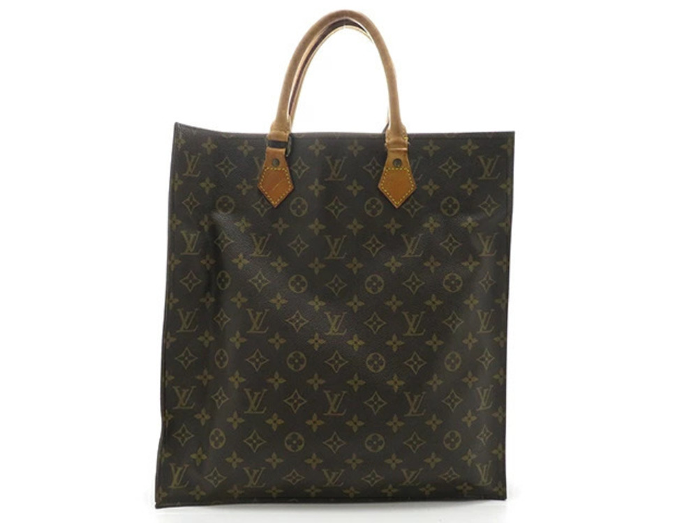LOUIS VUITTON Tote Bag Sac Plat Monogram